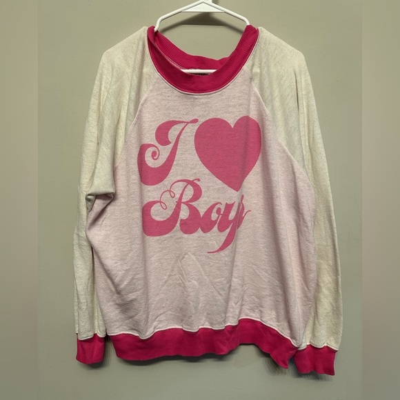 Rare Retro Wildfox “I ❤️ Boys” Sweater Medium - Picture 1 of 5